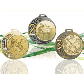 Médaille avec classement or argent et bronze MC7